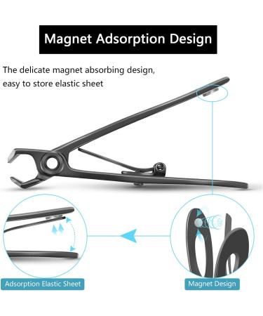 Extra Wide Jaw Nail Clippers for Thick Nails - Stainless Steel Toenail Trimmer Set for Seniors & Men & Women - Black, 3 Pcs with Nail File - Buy Online on GoSupps.com