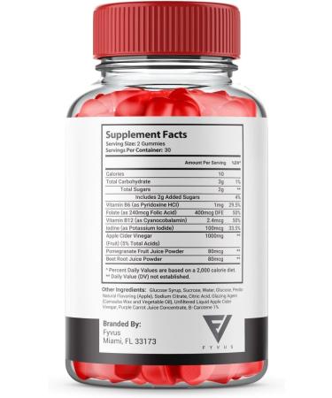 Fyvus Vista Keto ACV Gummies 2 Pack | Advanced Weight Loss Supplement with Apple Cider Vinegar | Keto-Friendly (120 Gummies - Buy Online on GoSupps.com