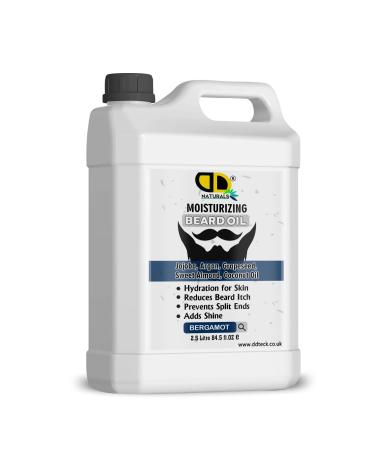 DD teck Beard Oil for Men with Bergamot Scent - Promotes Beard Growth Conditions & Nourishes Moisturizes Skin Repairs Dry Beard - Beard Grooming & Styling