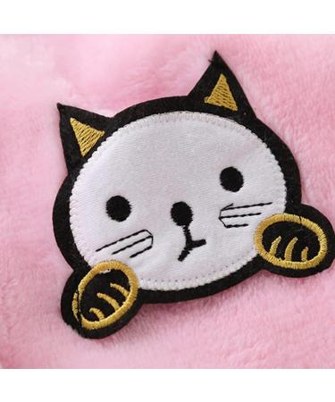 Miyanuby Baby Boys & Girls Soft Flannel Bathrobe - Cute Cat Hoodie Homewear for Ages 5-6 - Perfect Gift! - Buy Online on GoSupps.com