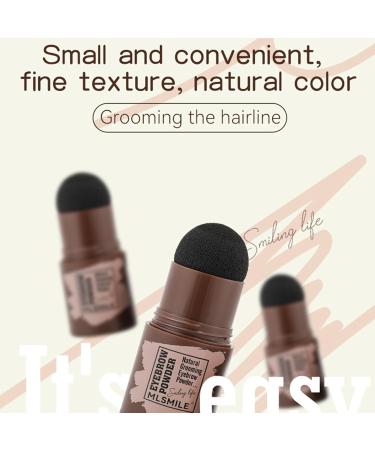 Brow Stamp Kit Waterproof Long-lasting Brow Stencil Kit Eyebrow Powder 10 Reusable Eyebrow Stencils Brow Template Set for Women Girls Natural Brow Makeup Pochy Light Brown - Buy Online on GoSupps.com