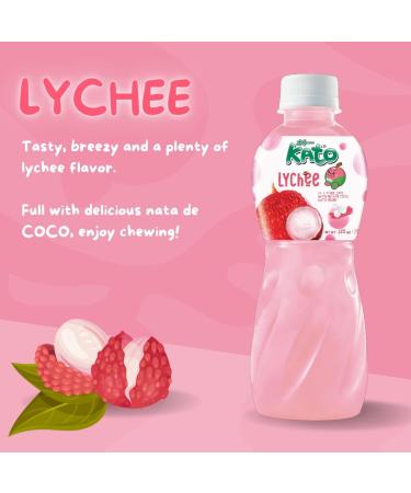 KATO - Liftchi jus avec Nata De Coco (1 X 320 ML) - Buy Online on GoSupps.com