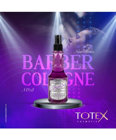 Totex Barber Aftershave Men Spray Cologne | Fragrance Professional Barbers & Hairdressers Traditional Eau De Cologne 250 ml (No 5 Orchid Purple) - Buy Online on GoSupps.com