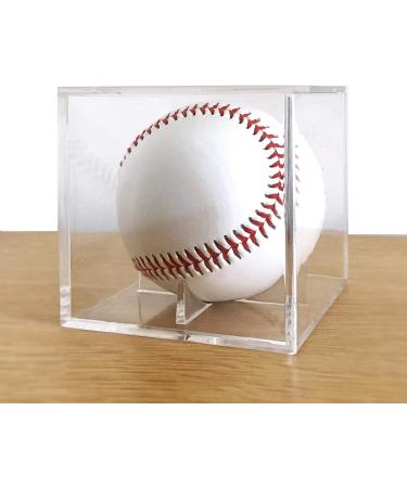 Acrylic Baseball Display Case - UV Protected, Clear Cube for Autographed Memorabilia (1) - Buy Online on GoSupps.com