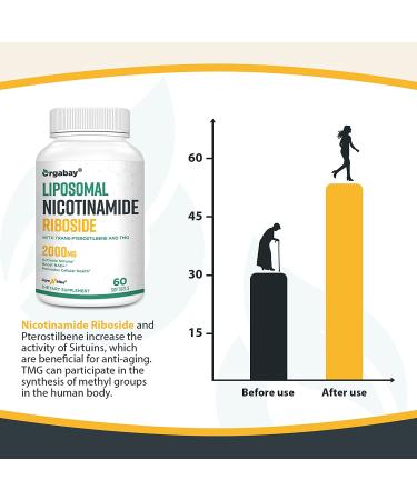 Liposomal Nicotinamide Riboside 2000 MG with TMG and Pterostilbene | NAD+ Booster for Healthy Aging | 120 Count (2 Pack) - Buy Online on GoSupps.com