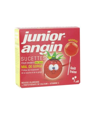 MELISANA PHARMA Pharma Pacifiers Juniorangin GOUT Strawberries 8 lollipops