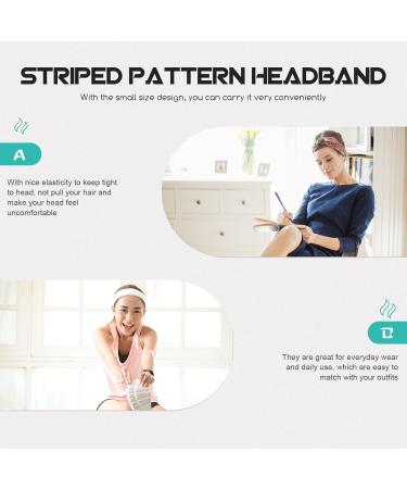 Solustre 10 Pack Floral Hair Bands for Toddlers & Women - Fabric Knot Headbands Trendy Accessories - Buy Online on GoSupps.com