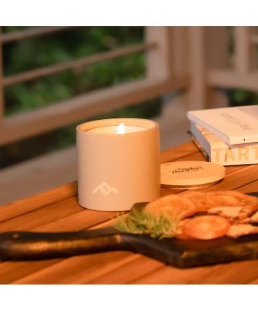 Murphy's Naturals Refillable Mosquito Repellent Candle - DEET Free Plant-Based Soywax & Beeswax Blend - 9oz Stone Grey Candle - Buy Online on GoSupps.com