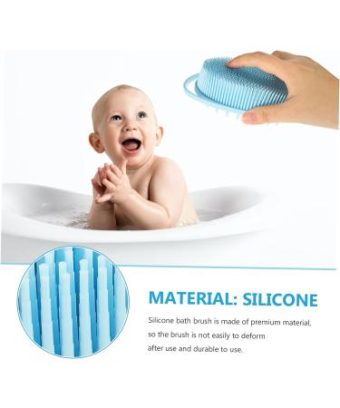 3pcs Double Sided Bath Brush Set - Baby & Body Silicone Scrubber - Buy Online on GoSupps.com