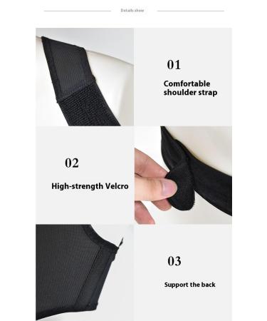 Lewey Invisible Posture Corrector for Women Back Straightening Belt Hunchback Prevention Body Shape Correction Device (Color : White Size : S (height 155-165cm)) S (height 155-165cm) White - Buy Online on GoSupps.com