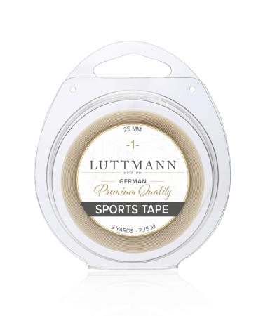LUTTMANN Sports Tape - W cken Hair System Tape adhesive tape for wigs tulle approaches hair systems hair extensions hair parts & extensions (25 mm x 2.75 m) - Buy Online on GoSupps.com