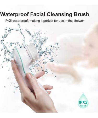 TOUCHBeauty Facial Cleansing Brush 3-in-1 Exfoliating Set | Waterproof Face Brush for Deep Scrubbing | AG-0759A Green - Buy Online on GoSupps.com