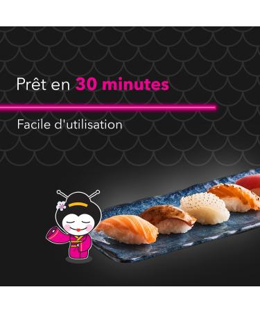 TANOSHI - Sushi Kit - Complete Kit to Make 24 to 30 Sushis - Easy and Quick - 289 g Multicolor - Buy Online on GoSupps.com