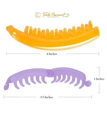 RC Roch 6 Colorful Multifolitis Hair Canvasse - High-Quality Volume Boosting Hair Accessories for Women | 6-Piece Set - Buy Online on GoSupps.com