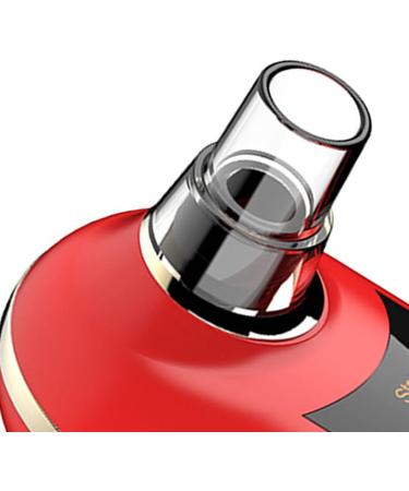 UPQRSG Blackhead Remover Pore Vacuum Mini Handheld Blackhead Remover Suctioner 3 Modes USB Rechargeable Electric Pore Extractor with 5 Suction Heads Facial Pore Cleaner for Women or Men(Red) - Buy Online on GoSupps.com