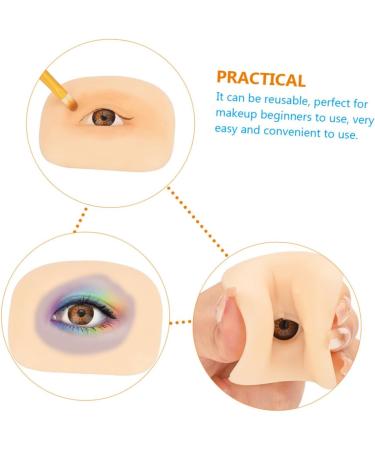 Didiseaon 5 Sets Makeup Practice Skin Eyeshadow Blank Makeup Skin Practical Eye Skin Exercise Board Major 6.9x5.2cmx5pcs Assorted Colorx5pcs - Buy Online on GoSupps.com