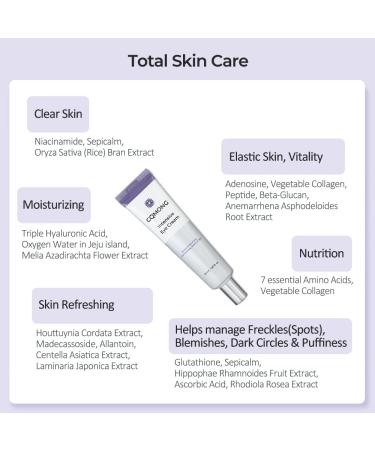 Intensive Eye Cream 1.01 fl oz | Hydrating & Anti-Aging for Dark Circles & Puffiness | Hyaluronic Acid Collagen Peptide | Korean Skincare - Buy Online on GoSupps.com