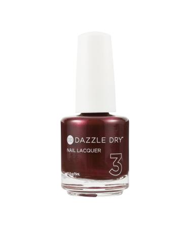 Dazzle Dry Nail Lacquer (Step 3) - Seduction - A full coverage cool garnet shimmer. (0.5 fl oz) Seduction 0.5 Fl Oz (Pack of 1)