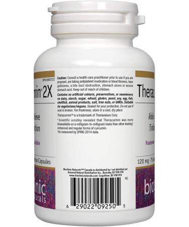 Bioclinic Naturals Theracurmin 2X 120mg 75 V-Caps - Buy Online on GoSupps.com