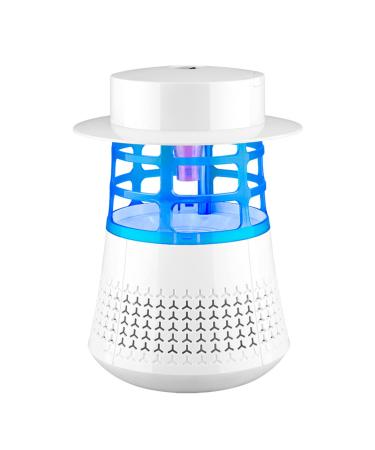 SEFAX Portable Mosquito Killer Lamp Home Mosquito Killer Mosquito Attractant Trap USB Rechargeable Fly Killer for Indoor Outdoor (Color : White)