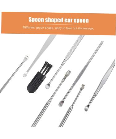Healvian Ear Cleaning Kit - Set of 8 Ear Spoons for Earwax Removal and Cleaning Supplies - Buy Online on GoSupps.com