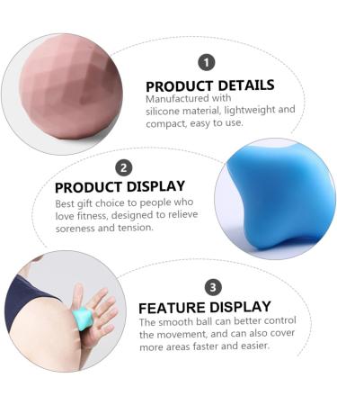 Fascia Ball Roller Massage Device - Ultimate Foot Massager for Health Yoga & Muscle Relief | Handheld Massage Balls for Menstrual & Gym Use - Buy Online on GoSupps.com