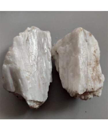 Natural Crystal Rough 500g Natural Raw Threadiness Wollastonite Stone Teaching Specimen Industrial Raw Materials Collection Home Decoration Crystal Random size 500g - Buy Online on GoSupps.com