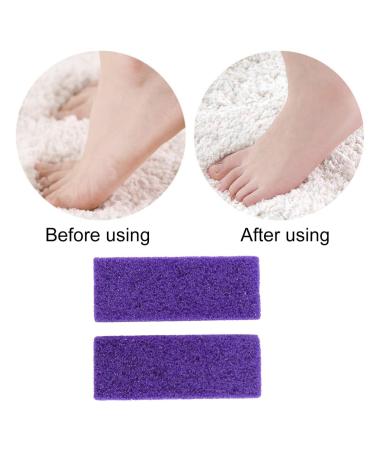 Heallily Purple Foot Peeling Sponge - Ultimate Foot Care Scrubber for Dead Skin Removal Exfoliating Cleanser - Buy Online on GoSupps.com