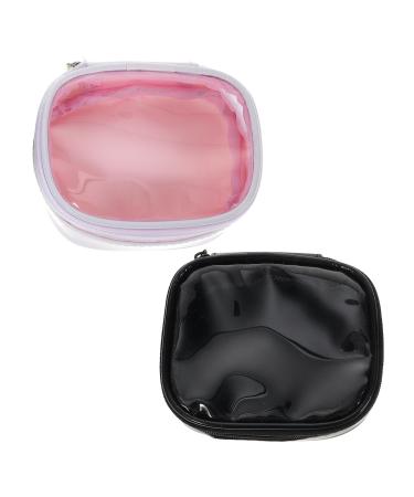 Homsfou 2-box container for contact lenses contact lens organizer glasses case sunglasses glasses case women holder for contact lens container lens container zipper container