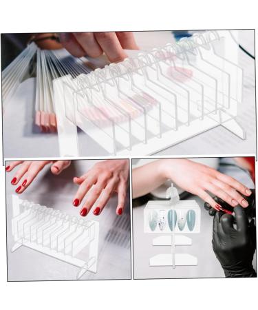 PLAFOPE 2 Sets Nail Display Board Nail Tips Display Holder Nail Art Display Holder False Nail Display Stand Nail Charm Storage Holder Manicure Supplies Nail Art Decor Manicure Art Supply - Buy Online on GoSupps.com