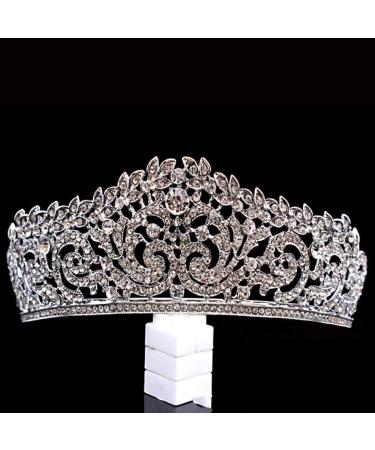 Lurrose Quinceanera Rhinestone Wedding Tiara Headband Crystal Tiara Headpieces Jewelry for Wedding Birthday Tiara - Buy Online on GoSupps.com