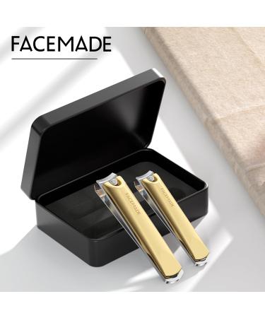 FACEMADE Nail Clippers Set Brushed Antique Gold - Buy Online on GoSupps.com