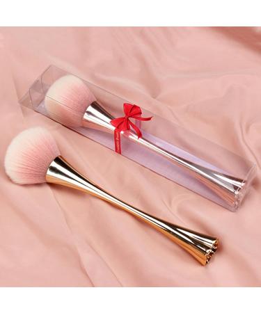 Maciun Powder Makeup Brush Loose Powder Standing Brush | Powder Foundation Brush Cosmetic Brushes for Complete Coverage and Prefect Finish Standing four-leaf clover makeup brush gold + PVC - Buy Online on GoSupps.com