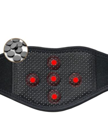 XGOPTS Magnetic Self Heating Neck Support Brace - Tourmaline Therapy Wrap for Pain Relief and Headache - Grey, One Size - Buy Online on GoSupps.com