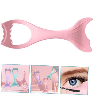 DOITOOL Mascara Brush Makeup Stickers Guard Eyelashes Brush Women Silicone Eyeliner Aid Mermaid Tail Eyelashes Eyeliner Shield Beauty Tools Woman Silica Gel Multifunction Pink Drawing Tool 15X5.7CM Pink - Buy Online on GoSupps.com