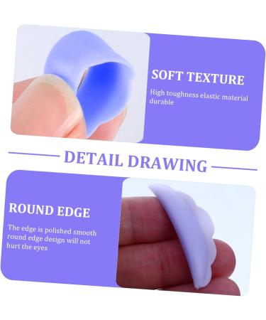 DOITOOL 60 Pairs Eyelash Silicone Patch Silicone Patches Eyelash Perm Kit Eyelash Perm Pads Lash Shield Medium Eyelash Curlers Eyelash Lift Tool Purple Makeup Tools Curly - Buy Online on GoSupps.com