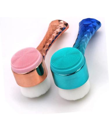 Balacoo Silicone Body Cleansing Brush - Manual Facial & Body Exfoliator | 3D Massage Tool for Radiant Skin | International Shipping Available - Buy Online on GoSupps.com