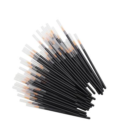 Beatifufu 100pcs Disposable Eyeliner Brush Makeup Brush Applicator Eyeliner Applicator Lip Plastic