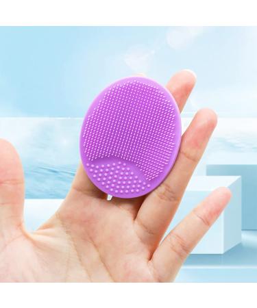Buy Skinsoother Baby Cradle Cap Brush - Silicone Bathing & Peeling Brush for Dry Skin Cradle Cap & Eczema | Black White Yellow Purple | International Shipping - Buy Online on GoSupps.com