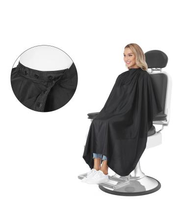 Professional Salon Barber Cape for Men/Women - Hairdressing Waterproof Hair Cutting Cape with Adjustable Snap Closure,Salon Equipment for Hair Stylist and Home Use