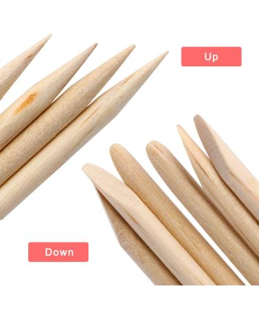 Adecco LLC Orange Wood Sticks Cuticle Pusher Remover Manicure Pedicure Tool - Pack of 1000 - Buy Online on GoSupps.com