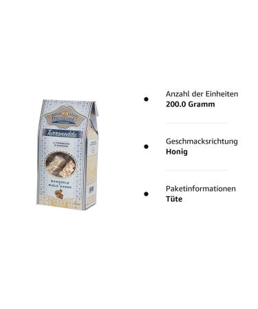 Buy Authentic Italian Torroncini with Almonds & Sardinian Honey | 200g Gift Pack | Pruneddu Torronificio Artigiano Tonara - Buy Online on GoSupps.com