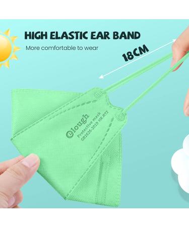 10/50/100Pcs Children's Face Shield Breathable 4-Layer Protective Face Cover with Elastic Earloop 100pcs-a One Size - Buy Online on GoSupps.com