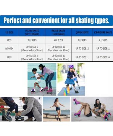 Holisogn Ice Figure & Roller Skate Bag - Premium Fashionable Bag for Kids, Teens, and Adults (Peace & Love Black HLS002) - Buy Online on GoSupps.com