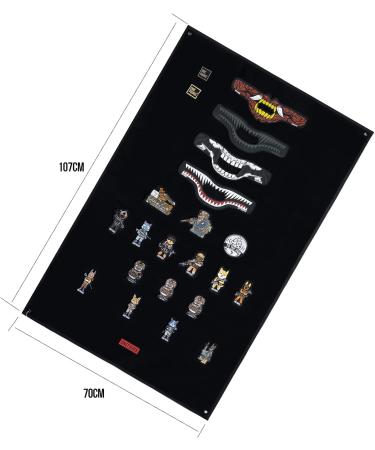 OneTigris Tactical Military Patch Holder Board - Black Large 42x27 | Hook & Loop Panel - Buy Online on GoSupps.com