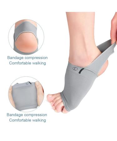 Dagord Footed Vaults Bandage - 2 Pairs of Arch Support Sleeves for Plantar Fasciitis & Flat Foot Pain Relief - Buy Online on GoSupps.com