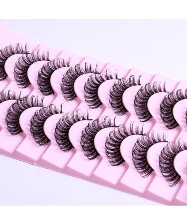 suzmei Eyelashes Russian Lashes D Volume Natural Puff 3D Effect Mixed False eyelashes 10 pairs - Buy Online on GoSupps.com