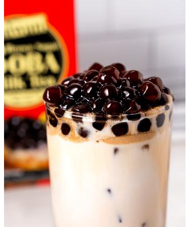 J WAY Instant Boba Bubble Pearl Variety Milk Tea Fruity Tea Kit with Authentic Brown Sugar Caramel Fruity Tapioca Boba  Ready in Under One Minute  Paper Straws Included - Gift Box - 10 Servings Variety Milk Tea with Fruity - Buy Online on GoSupps.com