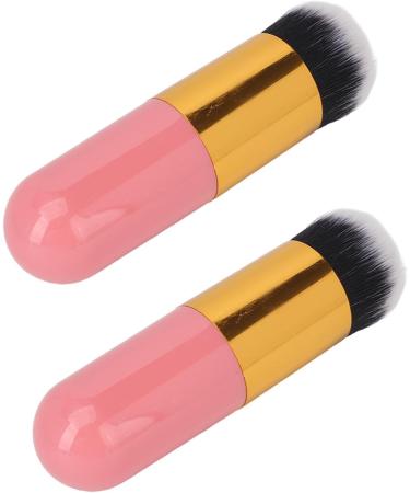Foundation Brush Lightweight Portable Dense Synthetic Soft Bristles Cosmetic Brush for Liquid Cream Powder Blending - Buy Online on GoSupps.com