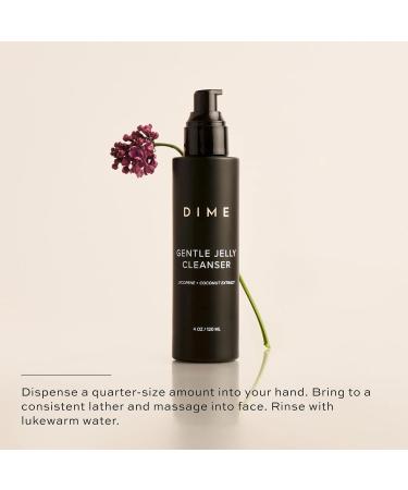 DIME Beauty Gentle Jelly Cleanser Hydrating Facial Cleanser and Makeup Remover with Vitamin E Sensitive Skin Face Wash 4 oz / 120 ml 4 Ounce (Pack of 1) - Buy Online on GoSupps.com